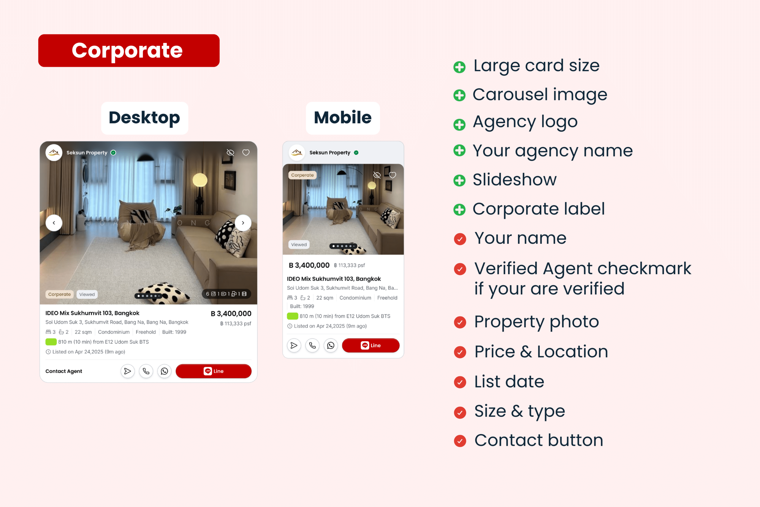 NEW! Listing Card: First Impressions Start Here